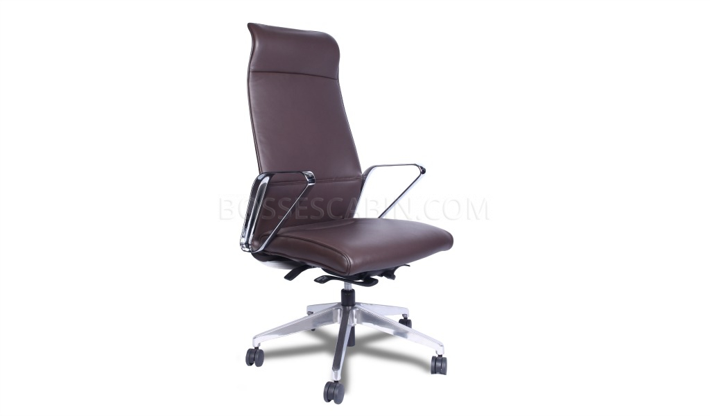 High-Back Leather desk chair with Wheels post thumbnail image